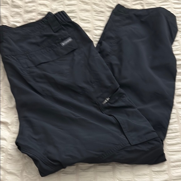 Columbia zip shorts pants 36x 30 Men's Black Cargo Pants - Picture 5 of 6